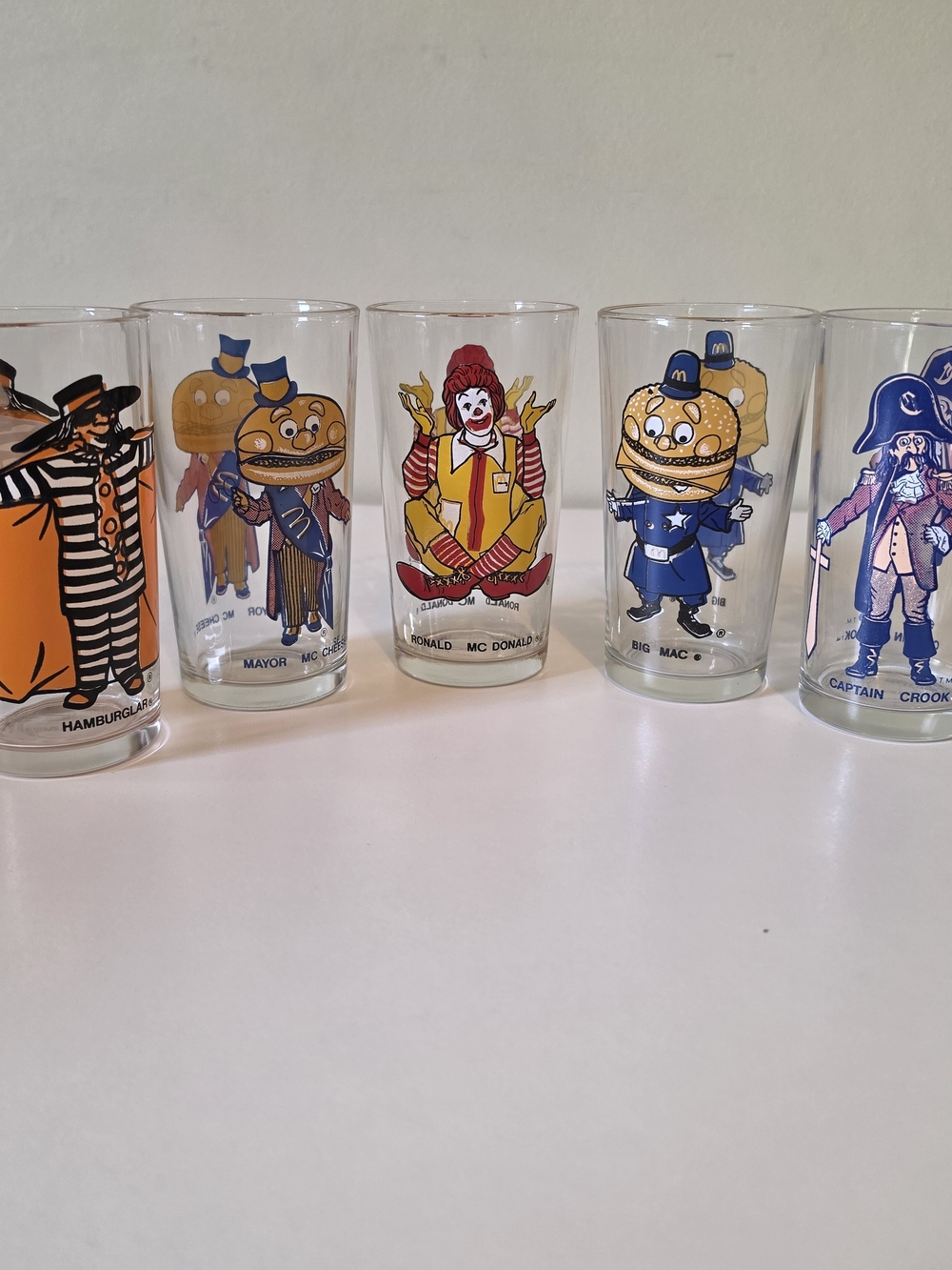 McDonald’s Character Drinking Glass - Ronald & Big Mac
